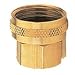 Gilmour 3/4-Inch Brass Female Double Swivel Hose Connector, #7FHS7FH