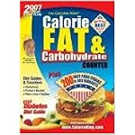 The Calorie King Calorie, Fat & Carbohydrate Counter 2007 book cover