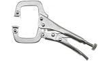 SE Pliers, Locking C-Clamp W/Flex Pad 4.5
