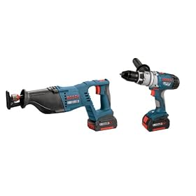 Bosch CLPK20 180 18 Volt 2 Tool Litheon Combo Kit Hammer Drill Driver and Reciprocating Saw Bosch CLPK20-180 18-Volt 2-Tool Litheon Combo Kit Hammer Drill Driver and Reciprocating Saw