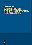 ISBN 9783110188660 product image for Wörterbuch der Kollokationen im Deutschen (German Edition) | upcitemdb.com