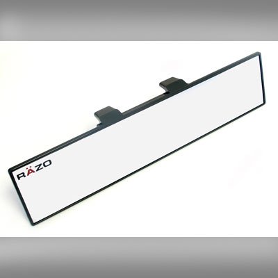 RAZO RG22 Black Frame Wide Angle Rear View Mirror