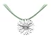 Kit Heath Sterling Silver 90CAHP Ladies Daisy Necklace on Mint Green Thong