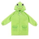 ELEVEN レインコート キッズ グリーン子供用 防水 透明 こども 用 上下 男の子100 130