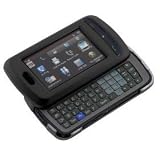 Rubberized Black Snap on Faceplate Case Cover For LG Xenon GR500 Rubberized Black Snap on Faceplate Case Cover For LG Xenon GR500