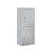 Salsbury Industries 3810S-2PAFU Surface Mounted Horizontal 4C Stand Alone Parcel Locker Mailbox, Aluminum