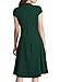 Miusol® Women's Deep-V Neck Elegant Cap Sleeve Vintage Bridesmaid Dress