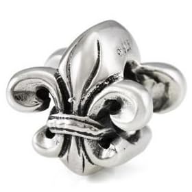 Authentic OHM New Orleans Fleur De Lis 925 Sterling Silver Bead fits European Charm Bracelet