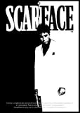Brain DePalma's Scarface Movie Air Freshener ~ Tony Montana Black & White Movie Poster Air Freshner