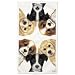 Peeping Puppies TeaTowel