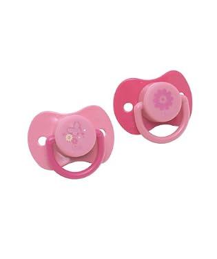 Mothercare Decorated Latex Orthodontic New Rose - 2pk