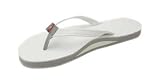 Womens Rainbow Sandals Womens Premier Leather Single Layer Narrow