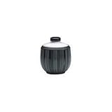 Denby Jet stripes covered sugar