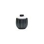 Denby Jet Stripes Covered Sugar Bowl 280g