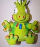 Vo-Toys Latex Stuffed 4.75in Dino Dog Toy