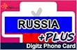 Russia prepaid phone card - Digitz PLUS!