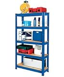 Blue 3-in-1 Boltless Shelving Units - 150kg Per Shelf 1500h 800w 300d