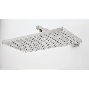 Rohl 1090/8STN Satin Nickel Modern Single Function Rectangular Showerhead 1090/8