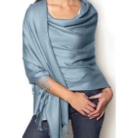 Lauren Solid Color Stunning Pashmina (Sky)