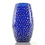 Glass Blue Vase Fabulous 100% Handblown Art X1064B