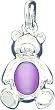 Sterling Silver Pink Teddy Bear Charm
