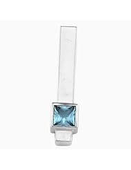 18K Yellow Gold Aquamarine Pendant -- LIFETIME WARRANTY