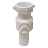 Buy Lasco 03-4319 White Plastic Tubular 1-1 2-Inch Flexible, Extendable, Slip Joint... by Larsen Supply