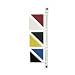 Exam room Signal, 6 flags, Red/White/Green/Yellow/Blue/Black (UMIDRSP024603) Category: Personal Healthcare Accessories and Dispensers