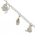 John Lennon Charm Bracelet & Dangle Self Portrait in Sterling Silver