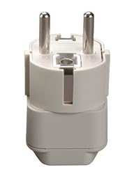Grounded Europe Adapter - CE Certified - USA to Europe - Heavy Duty Adapter