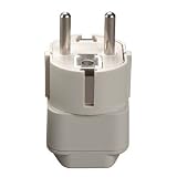 Grounded Europe Adapter - CE Certified - USA to Europe - Heavy Duty Adapter ~ DekCell