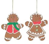 31f7 jFyyeL. SL160  polymer clay christmas ornaments|Set Of 2 Girl & Boy Gingerbread Christmas Polymer Clay Ornaments Adorable Holiday Decoration Reviews