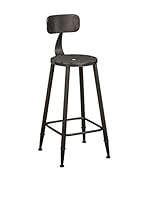 Metal Loft Taburete De Bar Foundry Negro