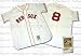 Carl Yastrzemski 1967 Boston Red Sox #8 Authentic Home Throwback Mitchell and Ness MLB Baseball Jersey (Cream)