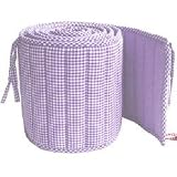 Tadpoles Classics Gingham Lavender - Bumper