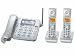 Panasonic �R�[�h���X�d�b�@ �e�@����юq�@2��(�V���o�[) VE-GP33DW-S