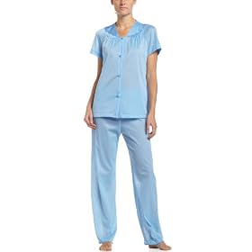 Vanity Fair Womens Vanity Fair Colortura Short Sleeve Pajama Vanity Fair Women's Vanity Fair Colortura Short Sleeve Pajama