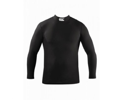 CANTERBURY Men's Cold Turtle Long Sleeve Base Layer, Black, S