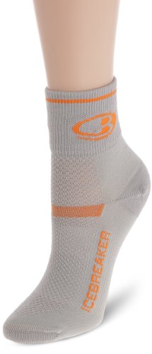 Icebreaker Multisport Ultralite Mini Chaussettes femme Silver/Torch/Silver FR : 35/37 (Taille Fabricant : S)