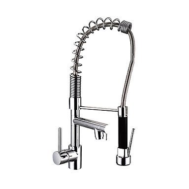 Compare Prices Solid Brass Spring Kitchen Faucet With Two Spouts