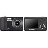 Samsung L77 - Digital camera - compact - 7.1 Mpix - optical zoom: 7 x - supported memory: MMC, SD, SDHC - black