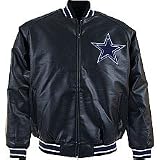 Dallas Cowboys Faux Leather Jacket Medium