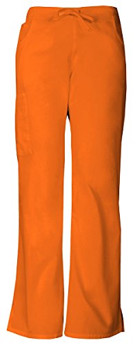 Dickies Women's Mid-Rise Drawstring Petite Cargo Pant_Pumpkin_Large