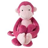 Lambs & Ivy Lollipop Jungle Plush, Pink Monkey