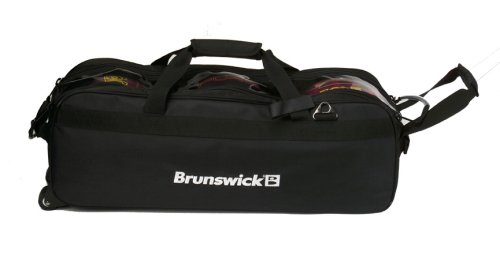 Childrens Toyshop  Sporting Goods : Brunswick Slim Triple 3 Ball Roller Bowling Bag