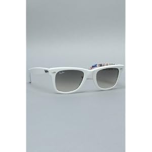 Ray Ban The Original Wayfarer in White with Subway,Sunglasses for Unisex