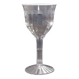 EMI Yoshi REWG28 6 oz Plastic Wine Goblet - Resposables Collection