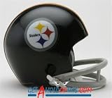 Pittsburgh Steelers 1963-76 2-Bar Throwback Replica Mini Helmet