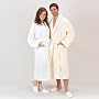 Turkishtowels Terry Bathrobe, 100% Combed Pure Turkish Cotton Terry Robe