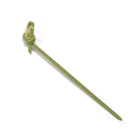 Knotted End Bamboo Skewer 3.9